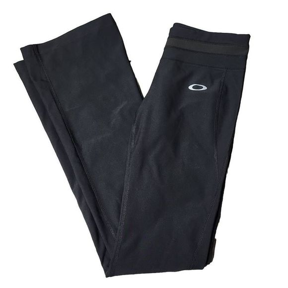 Oakley Pants & Jumpsuits 9s Oakleymid Rise 33 Black Flare Ankle